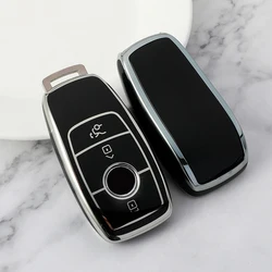 Luxury TPU Car Key Cover Case (3button black cover)