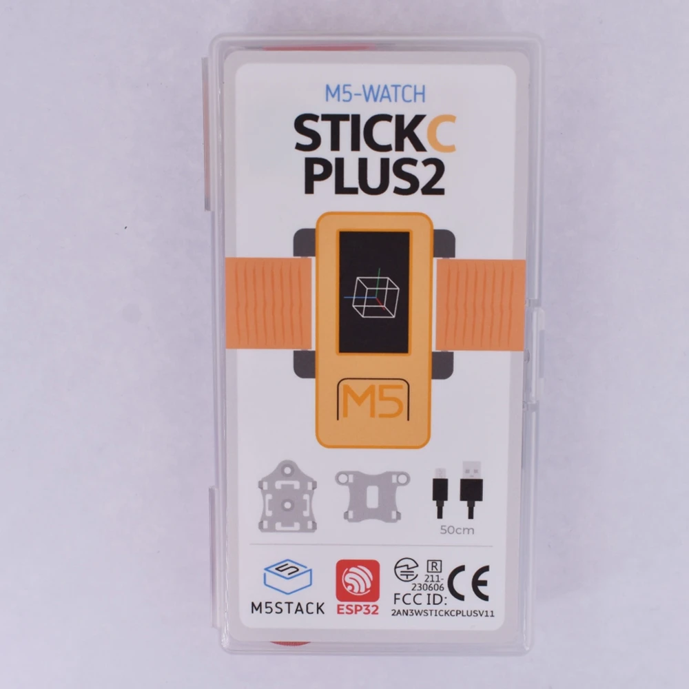 M5stack stickc plus2 esp32 iot development board wearable watch set diy