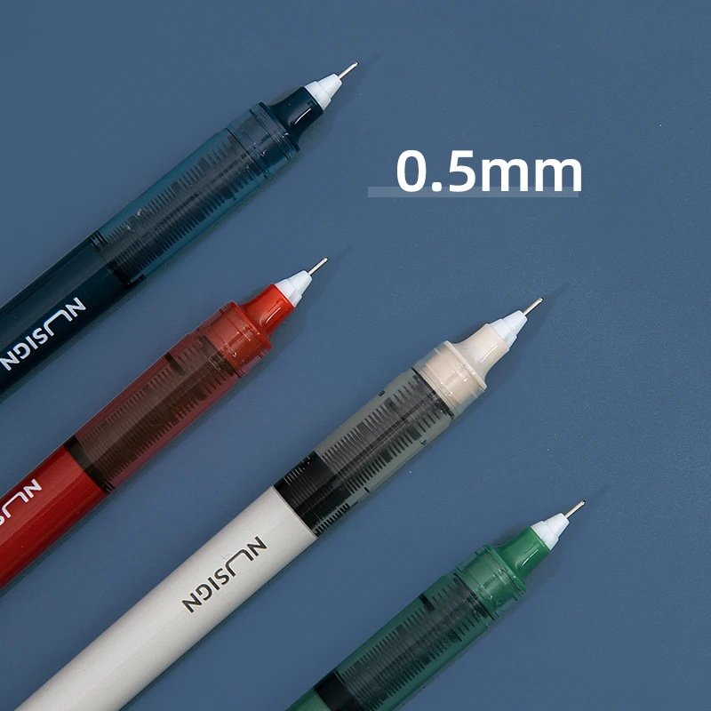 

0.5mm Black Signature Pen Extra Fine Point Quick-Drying Ink Rolling Ball Pens Gel Pen Stationery Office School Supplies