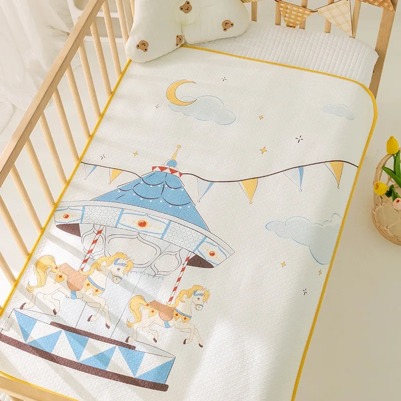 Waterproof Baby Diaper Changing Mat 70x50cm Cotton Newborn Urine Pad Babies Liners For Crib Cradles Washable Diapers Pad