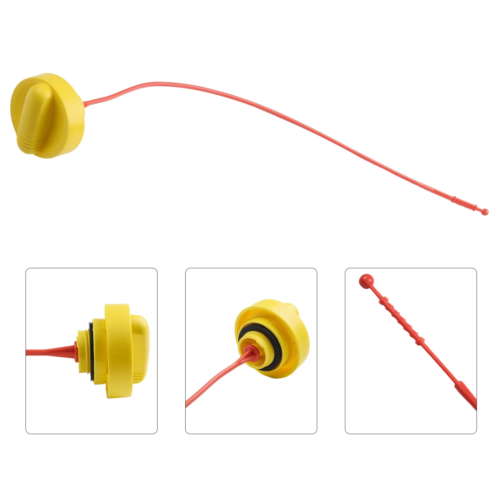 

Durable New Practical Oil Level Dipstick Yellow 53cm For Clio Grandtour For Clio MK3 2005-2014