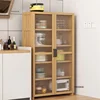 Japanese Minimalist Kitchen Cabinets for Home Kitchen Furniture Storage Cabinet Floor Multi-purpose Living Room Storage Cabinets 4