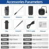 Baofeng UV 21 Pro V2 Am Wireless Copy Frequency Walkie Talkie Long Range Flashlight Type-C Charger Ham Radio UV-5R BF-888S 6