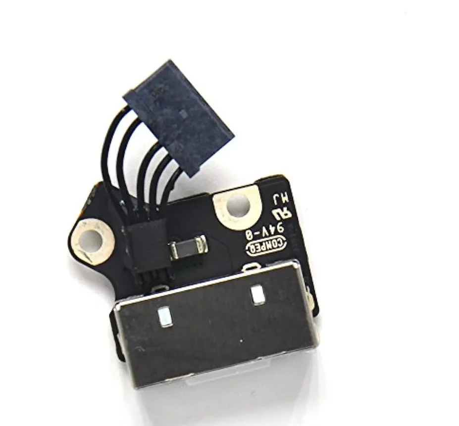 정품 전원 DC 잭 보드 충전 포트, 맥북 프로 레티나 15 인치 A1398 2012 2013 2014 2015 년용, 820-3109-A