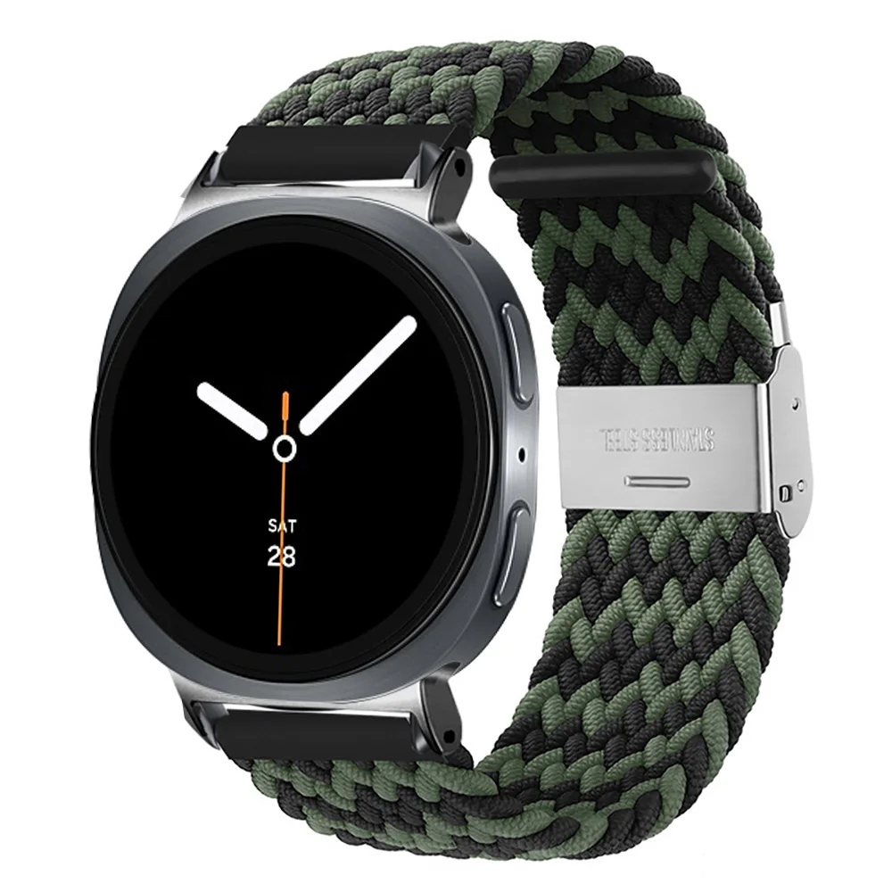 Premium Woven Nylon Strap with Stainless Steel Buckle