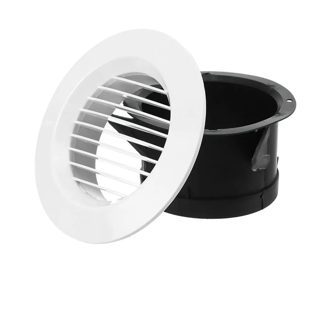 Various Shapes Air Vent Extract Valve Grille Air Circulation Vents Cover 100/150mm Round Ducting Ventilation Cover ducting ventilation cover
