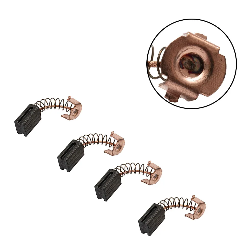 Escovas de carbono para Black Decker, motor elétrico, ferramentas elétricas, G720, WS125, 12x8x5mm, 4pcs