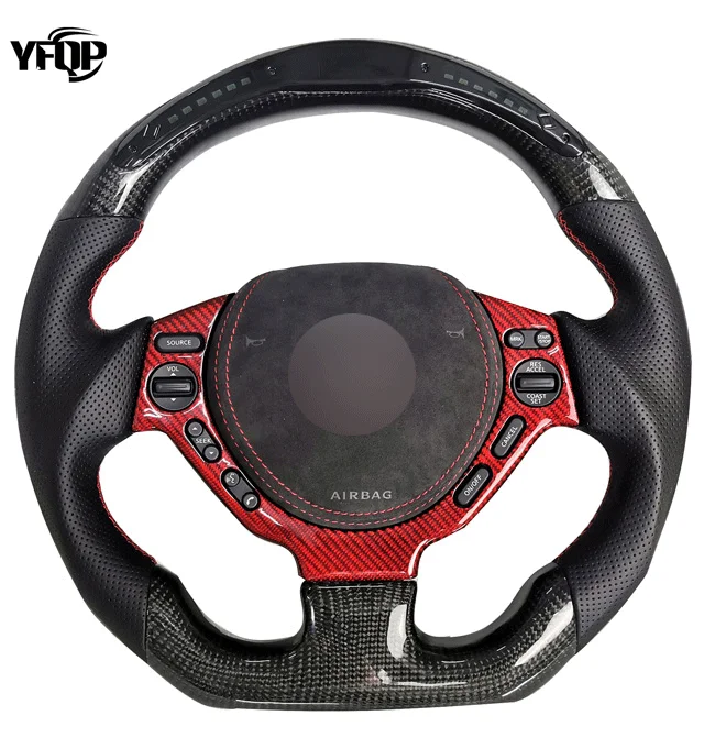 

for Nissan GTR steering wheel R35 R34 carbon fiber led alcantara steering wheel