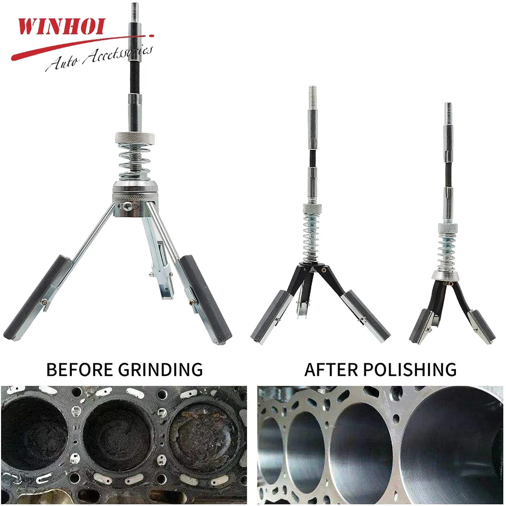 19177mmCarEngineCylinderHoningToolThreejawAdjustableBrake