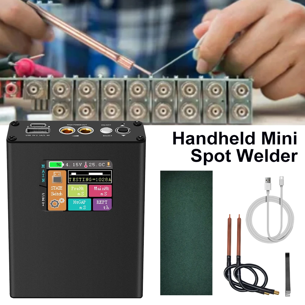 Handheld Mini Spot Welder Machine 0.10.25mm Nickel Welding Machine