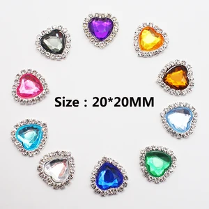 New 10-piece 20MM sewable accessories for decorative accessories accessories Headwear material for acrylic metal