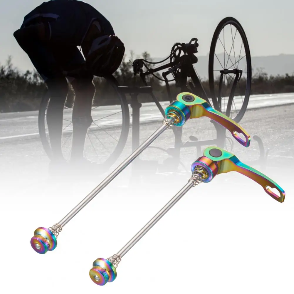 

2Pcs Bike Shaft Skewers Sturdy Hub Quick Release Lever Front/Rear Useful Professional Bike Quick Release Lever Hand Tools