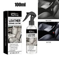 100ml Car Leather Cleaning PU Seat Maintenance Care Ceramic Coating Spray Multi-functional Dirt Cleaner for NISSAN Juke Qashqai 1