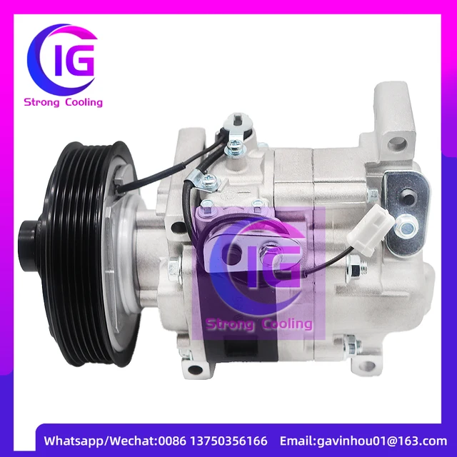 파나소닉 자동 AC 압축기와 마즈다 3 1.6L 압축기 H12A1AG4DY BP4K61K00 냉동 에어컨 파나소닉 자동 AC 압축기와 마즈다 3 1.6L 압축기 H12A1AG4DY BP4K61K00 냉동 에어컨