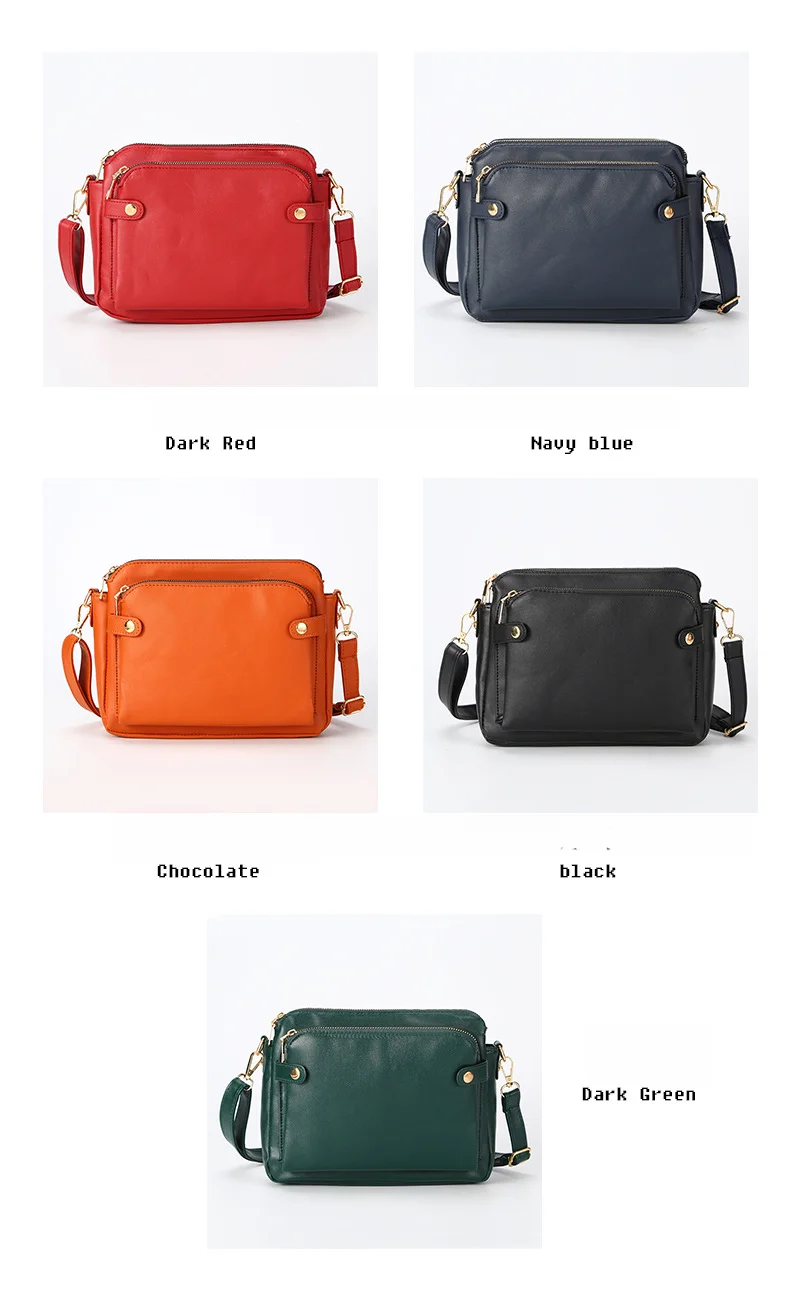 Borsa a tracolla vintage 2024, borsa grande quadrata, borsa a tracolla in tinta unita_voghion.com