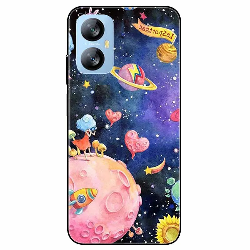 For Blackview A52 Pro Case Phone Cover Shockproof Black Painted TPU Cover for Blackview A52 Pro Silicone Soft Bumper A52Pro Cute phone case,phone protector cover