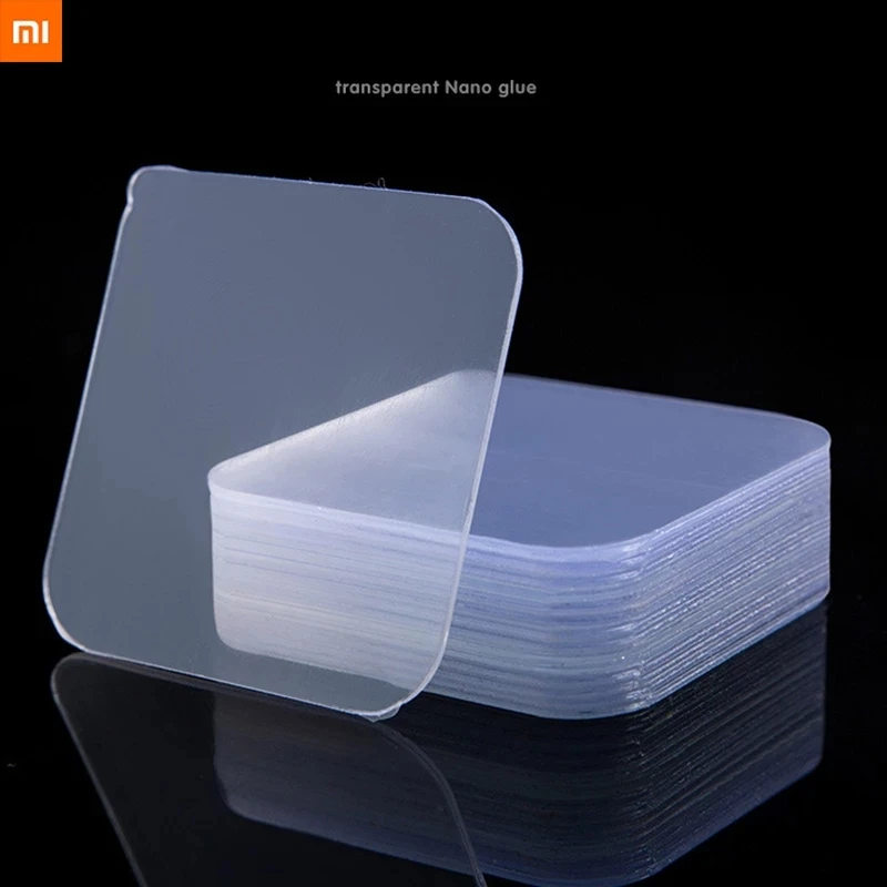 

50/20/10PCS XiaoMi Transparent Double Sided Nano Tape Waterproof Wall Stickers Heat Resistant Bathroom Home Decoration Tape