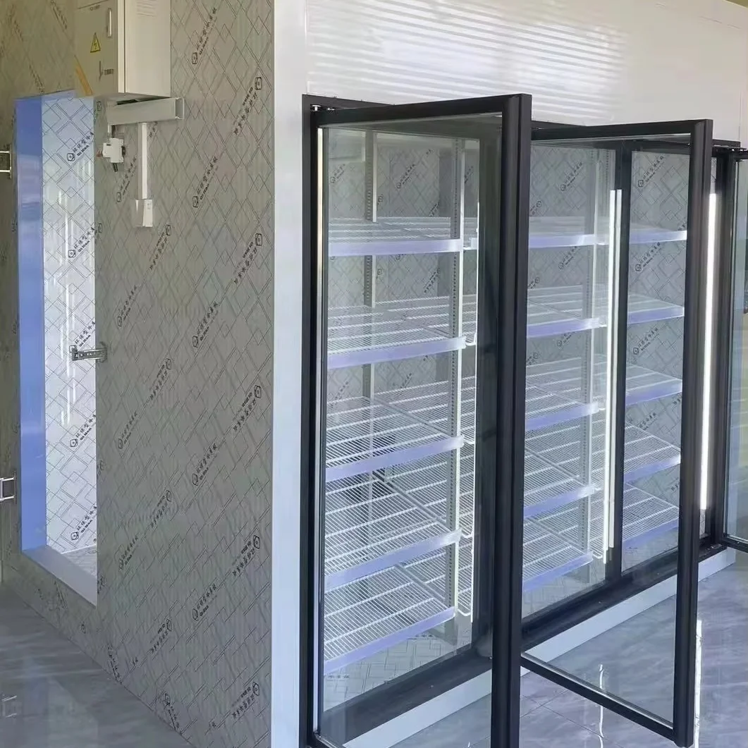 BesCool Durable Glass Door Walk-In Cooler New Freezer Cold Room Storage Retail Florist Flower Store Display - Image 2