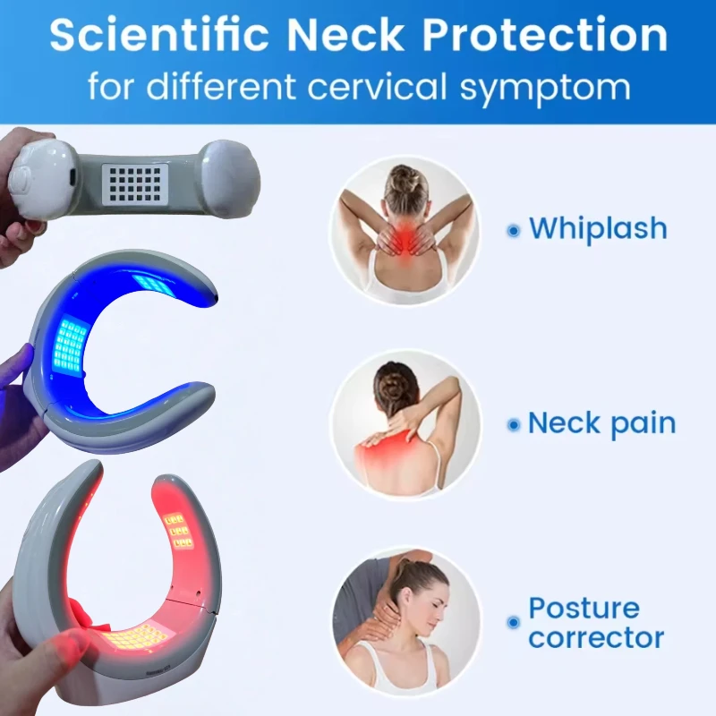 Medical Grade Neck Laser MassagerNon-irritating Deep Tissue Technology for Cervical Spine & Shoulder Pain Relief