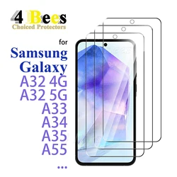 Premium Tempered Glass Screen Protector - Crystal Clear, Anti - Scratch Protection - 2 Pieces (For A32 5G)