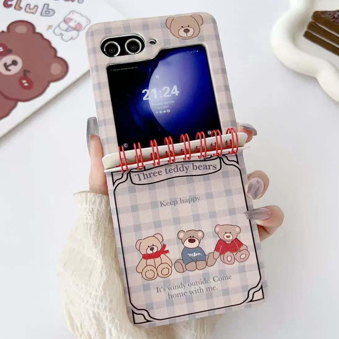 Charming Notebook Phone Case - Adorable Protective Cover