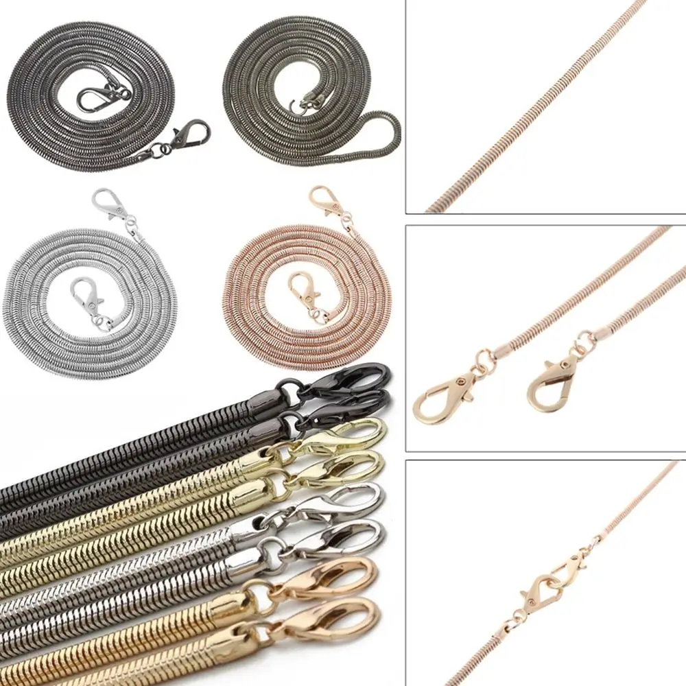 

120 см металлическая цепь Сменные ремни через плечо плечевые ремни с карабином