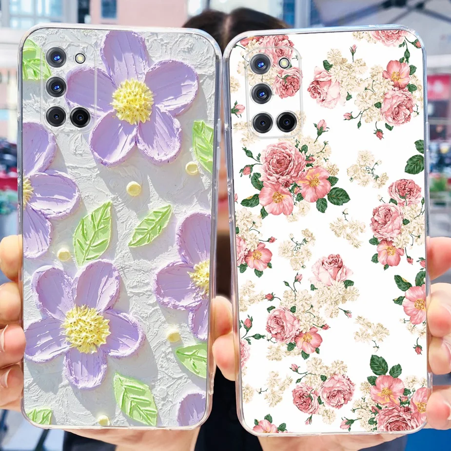 Cute Fashion Painted Clear Silicone Phone Case - Soft Protective Cover