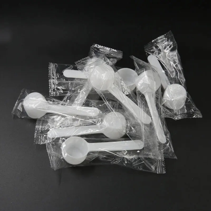 Plastic Scoop 5 Gram PP Measuring Spoon 1ML Measure Tool 600Pcs
