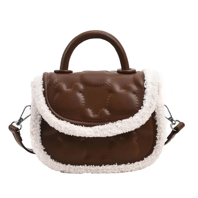 Mini Shoulder Bags NEW Autumn Winter Simple Commuter Crossbody Bag Underarm Sweet Girls Casual Purses Unique Design Handbags