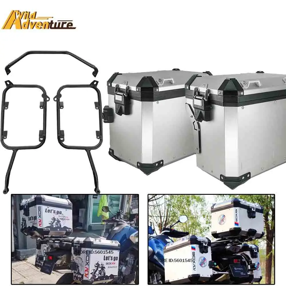 

For CFMOTO 800 MT Sport 2021 2022 800MT Motorcycle Top Case Pannier Aluminum Box Stainless Steel Luggage Rack Saddlebag Bracket