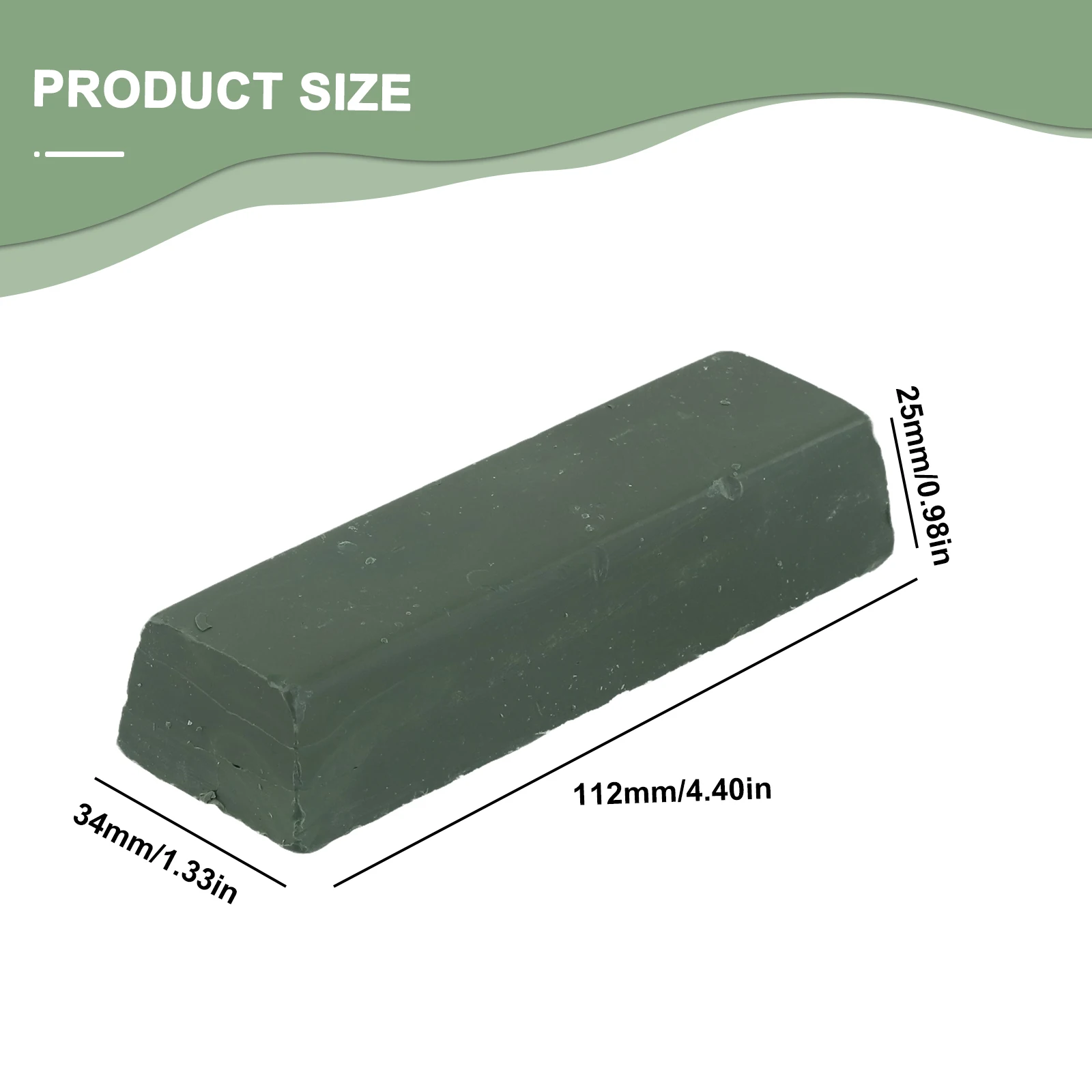 Compound Polishing Paste Green Green Oxide Grinding Paste Metals Polishing Wax For Stainless Steel/Copper