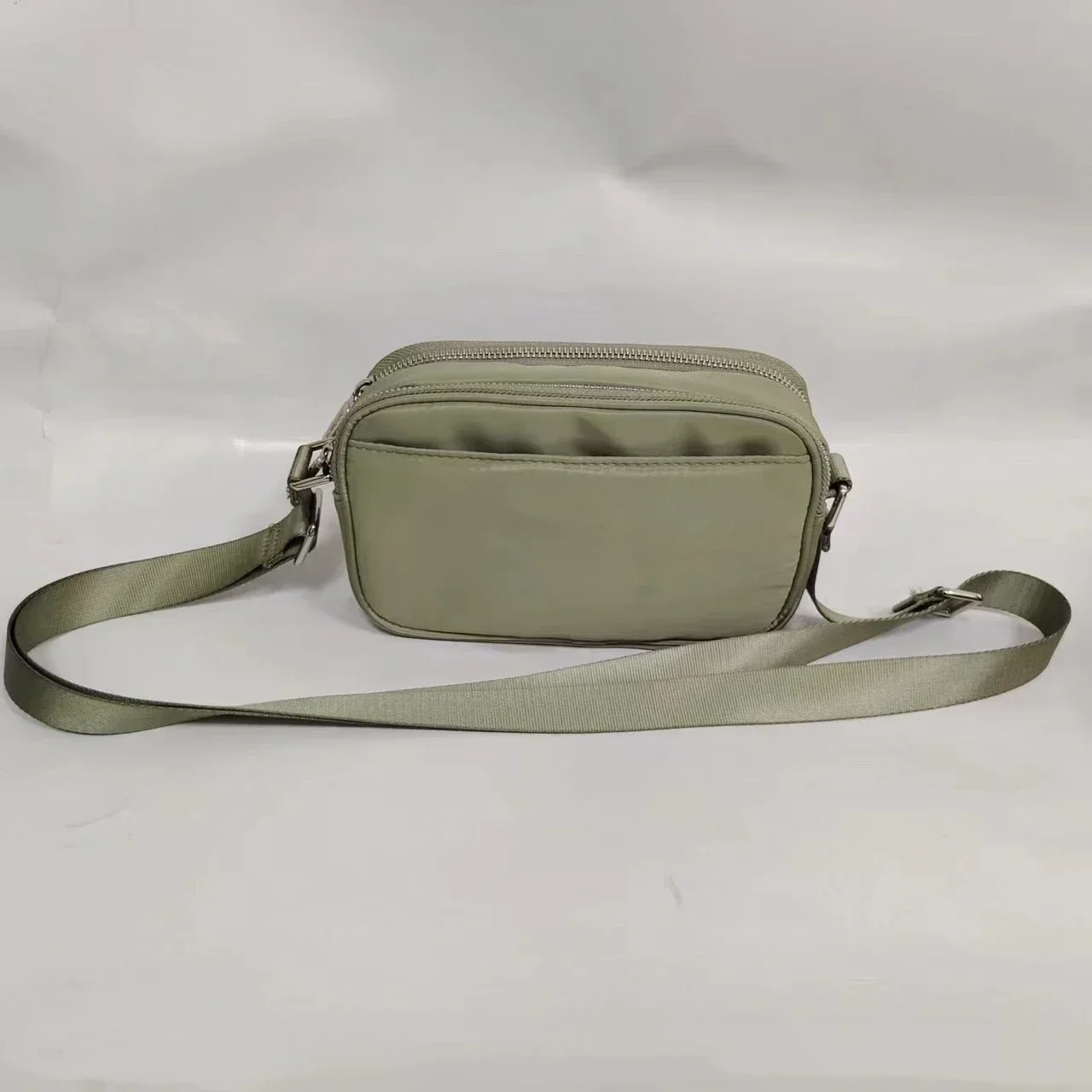 Lemon 2L Belt Bag Fashion Casual Women Diagonal Bag Metal Word On The Move Travel Crossbody Camera Bag Unisex Outdoor Sport Pack