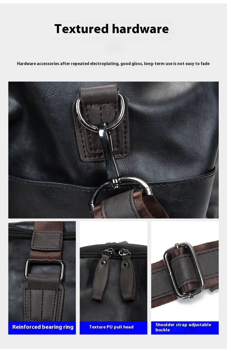 Nuova borsa da viaggio da uomo, borsa a tracolla, grande capacità per scarpe, borsa da fitness alla moda_voghion.com