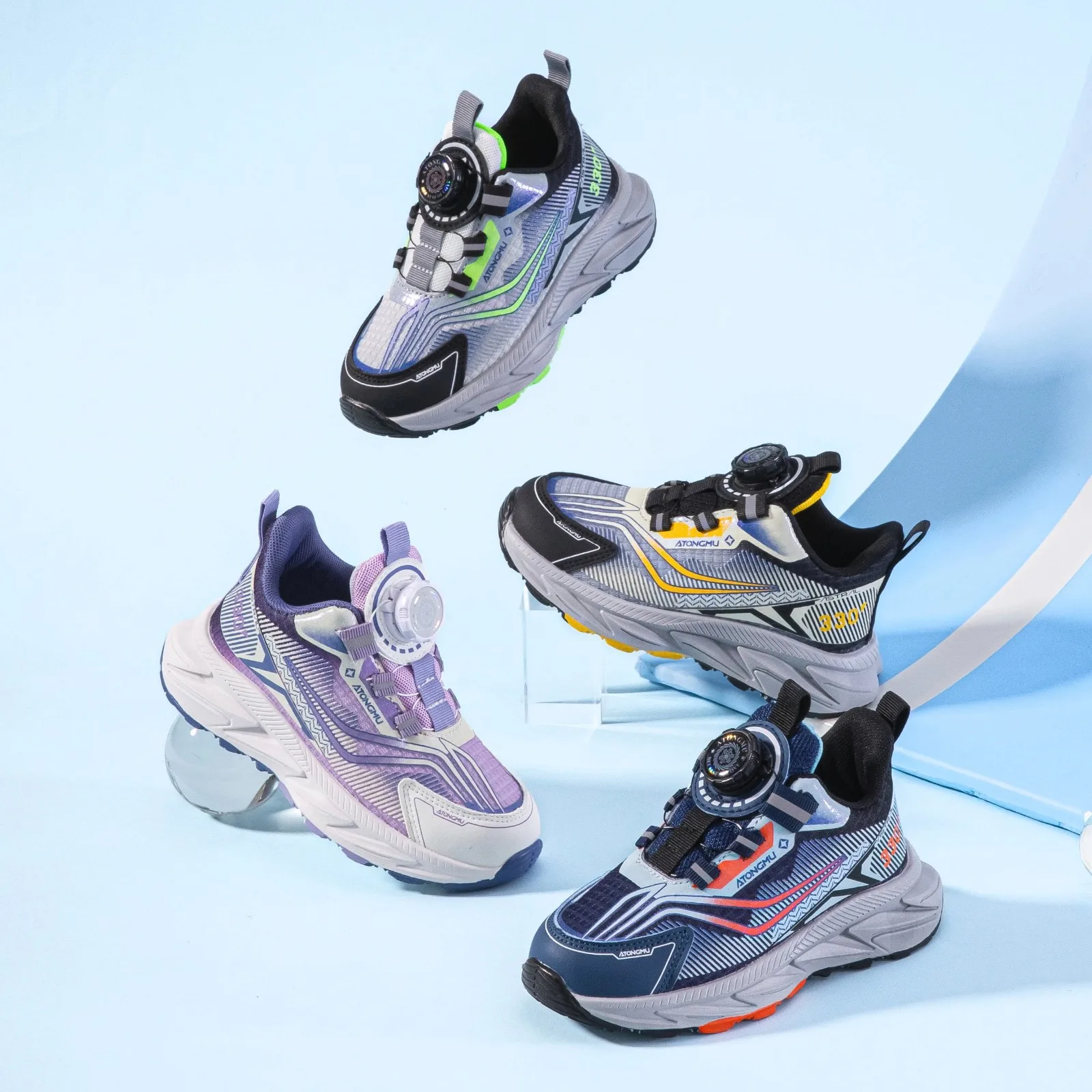 Breathable Chunky Kids Sneakers for School Sport