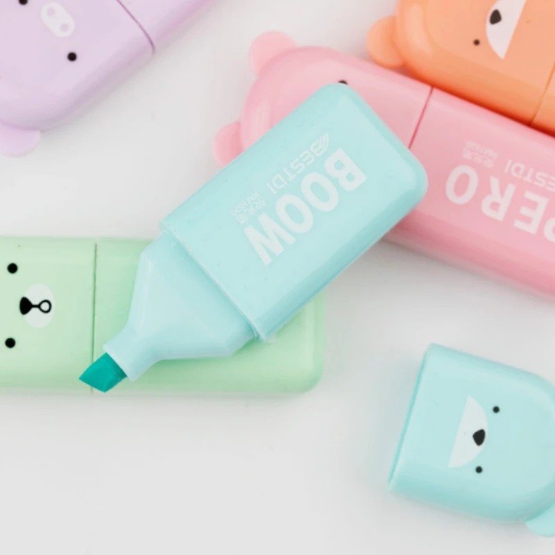 Cute%20Mini%20Bear%20Fluorescent%20Pen%20Plastic%20Kawaii%20Small%20Highlighter%20Painting%20Art%20Marker%20Student%20Stationery%20Color%20Marker%20Pens%20Fashion%20-%20Image%209