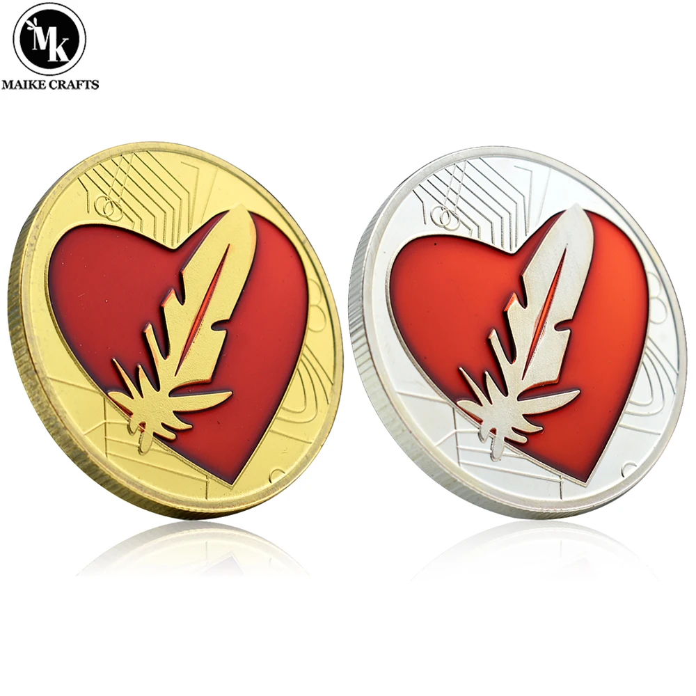 

Feather Coin Gold Plated Metal FTC Challenge Coin Crafts Home Decoration Commemorative Medallion Collection Gift