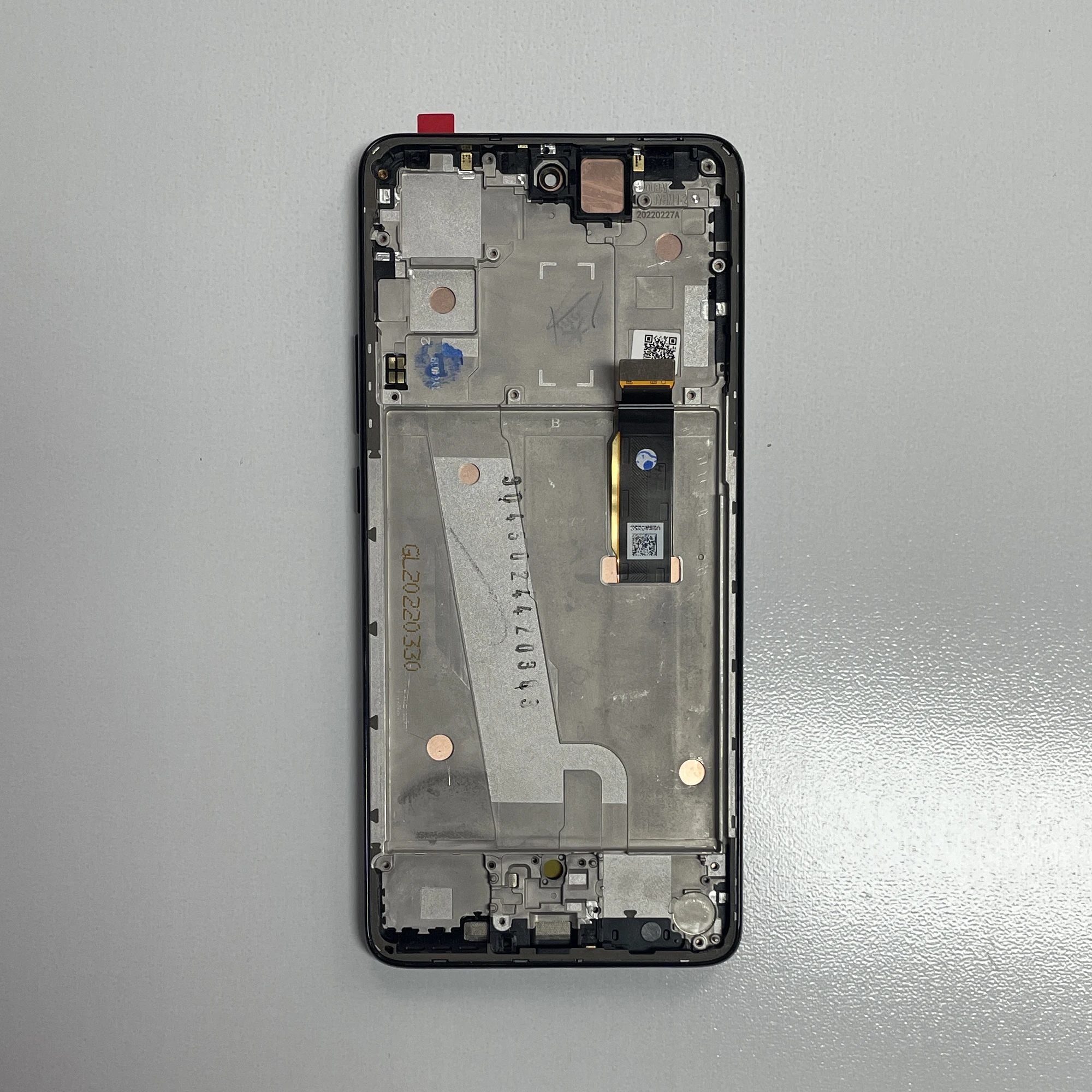 IYAiYO Écran LCD Complet Avec Cadre Pour Motorola Moto Edge 30 XT2203-1 - OLED Noir, Avec Outils De Remplacement