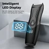 Body Hair Trimmer for Men Pubic Groin Hair Trimmer for Men with Safe Blade Cordless Ball Shaver Men W/Light & Charging Dock 6