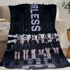 KPOP L-LE S-SSERAFIM skicomfort warm Soft Baby blanket suitable Home Kids Lunch Blanket Suitable for Home Office Daily Use Cover 6