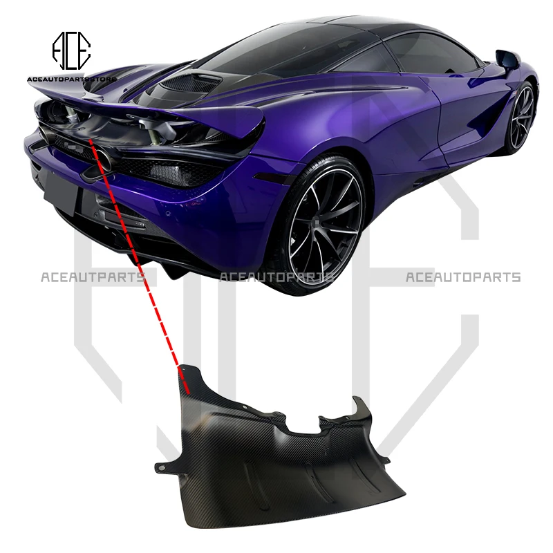 

Hot Sale Dry Carbon Fiber Exhaust Cover For Mclaren 720S Car Model OEM Style Body Kit Car Exterior Accessories Tuning Set