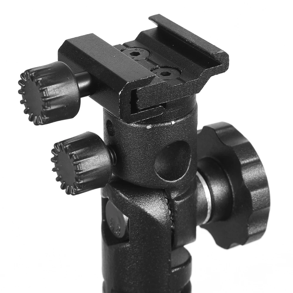 Universal Metal Mount Speedlite Flash Hot Shoe Adapter for Trigger Umbrella Holder Swivel Light Stand Bracket