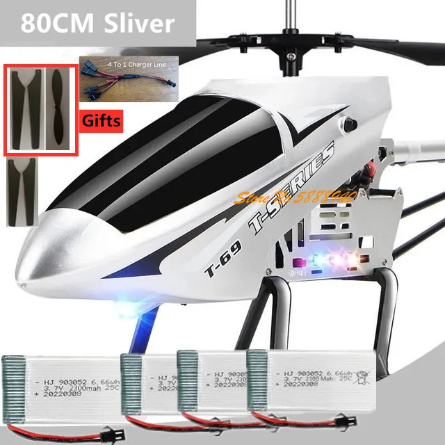 80CM Silver 4Battery