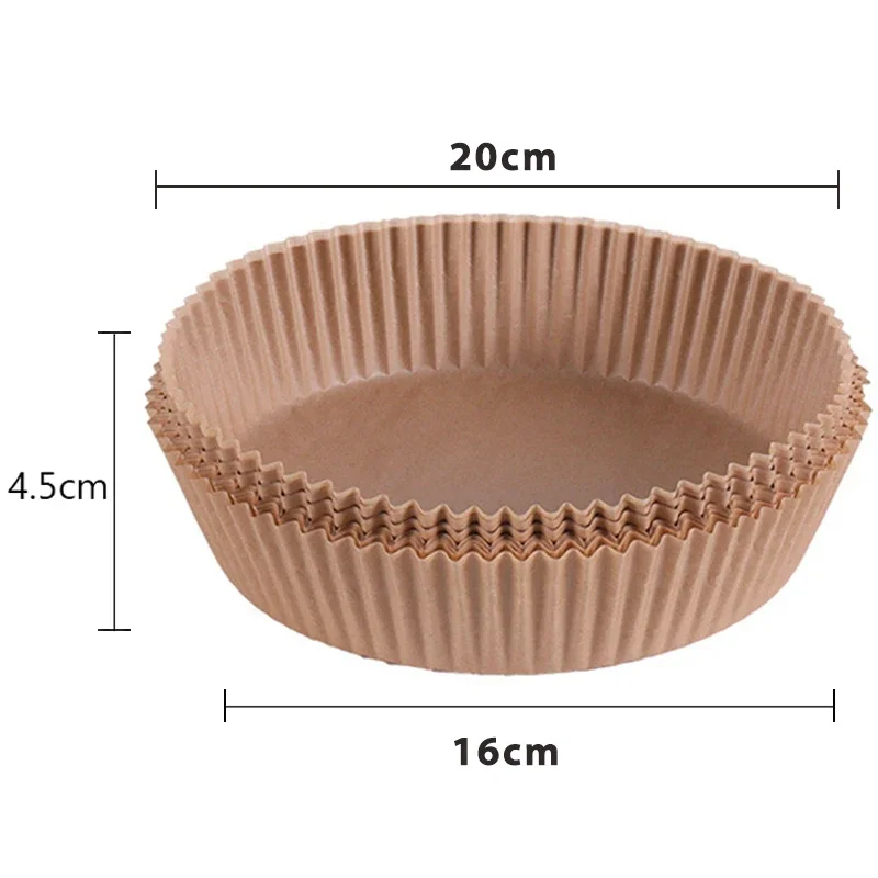 Disposable Air Fryer Paper Non-Stick Kitchen Baking Airfryer Mat Oilproof Micro-wave Barbecue Pad Baking Paper Liner Accessories air fryer paper