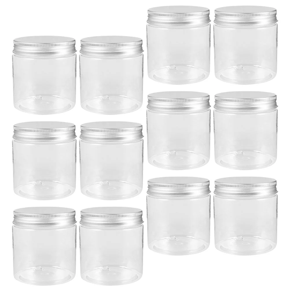 

Small Mason Jars Airtight Lids: 12Pcs Wide Mouth Clear Spices Canning Drinking Jars