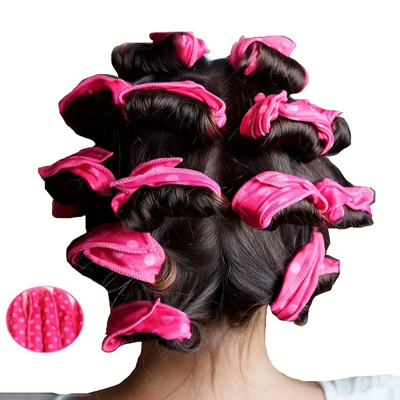 10/20/30pcs flexible no-heat hair curlers night sleep foam overnight sleeping hair rollers DIY sponge styling tools