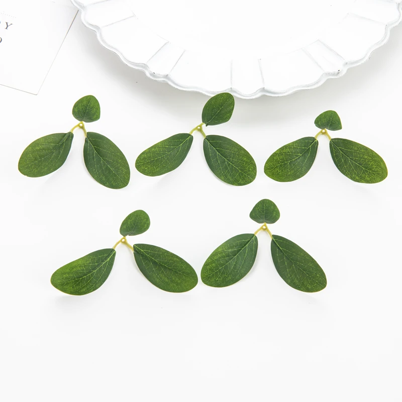 50PCS Künstliche Pflanzen Günstige DIY Kuchen Hochzeit Bouquets Kranz Festival Tisch Dekoration Hause Zimmer Sammelalbum Gefälschte Rose Blatt Geschenk – Detail 10