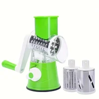1pc Highly efficient and versatile Vegetable and Fruit Slicer Grater - benchtop drum cutter with drum design for fast, even shre 2