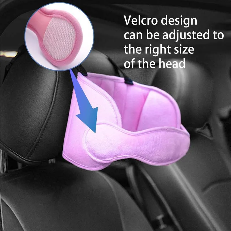 Head protection pillow child safety car seat head fixing belt baby aid sleep protector travel kids neck holder positioners