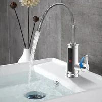Robinet LCD électrique instantané 3000W Robinet instantané 360 °   Chauffage rapide, alimentation en eau chaude/froide pour salle de bain et cuisine 3