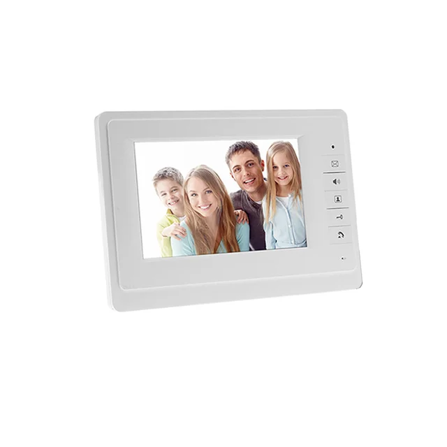 SmartYIBA 7"Video Doorbell Entry Camera Home Intercom Building Video Bell 2 Way Intercom Doorphone Kits 4